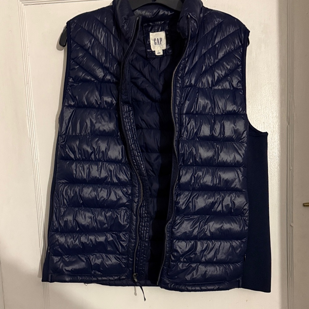 GAP Dark Blue Quilted Vest